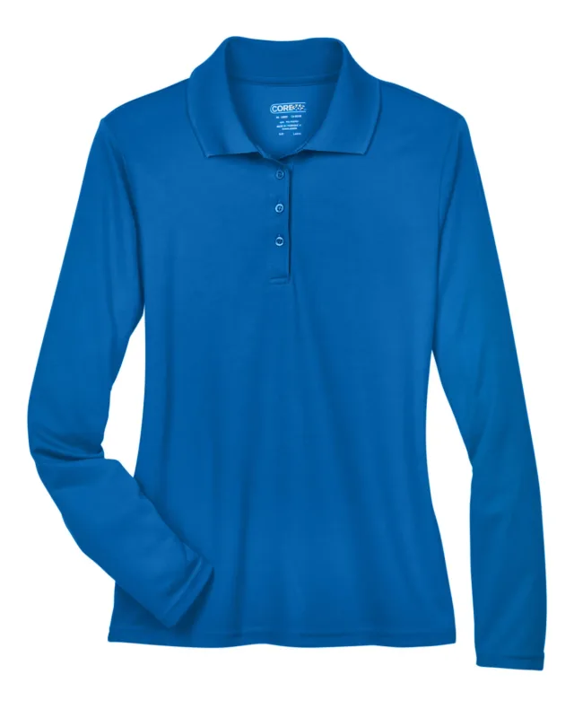 CORE365 Ladies' Pinnacle Performance Long-Sleeve Piqué Polo — view 10