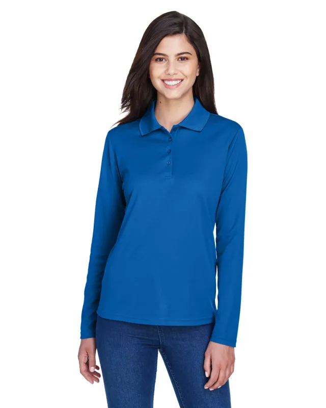 CORE365 Ladies' Pinnacle Performance Long-Sleeve Piqué Polo — view 11
