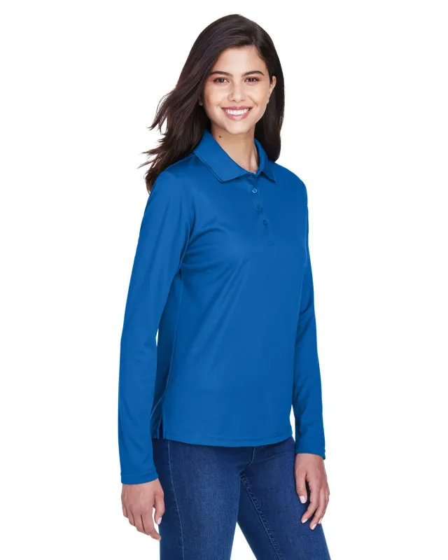 CORE365 Ladies' Pinnacle Performance Long-Sleeve Piqué Polo — view 13