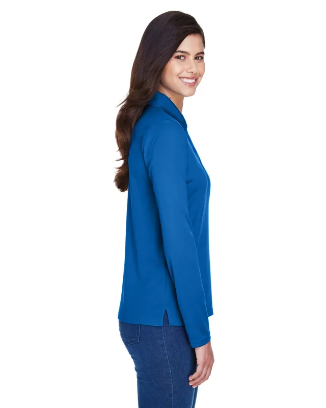 CORE365 Ladies' Pinnacle Performance Long-Sleeve Piqué Polo — view 14