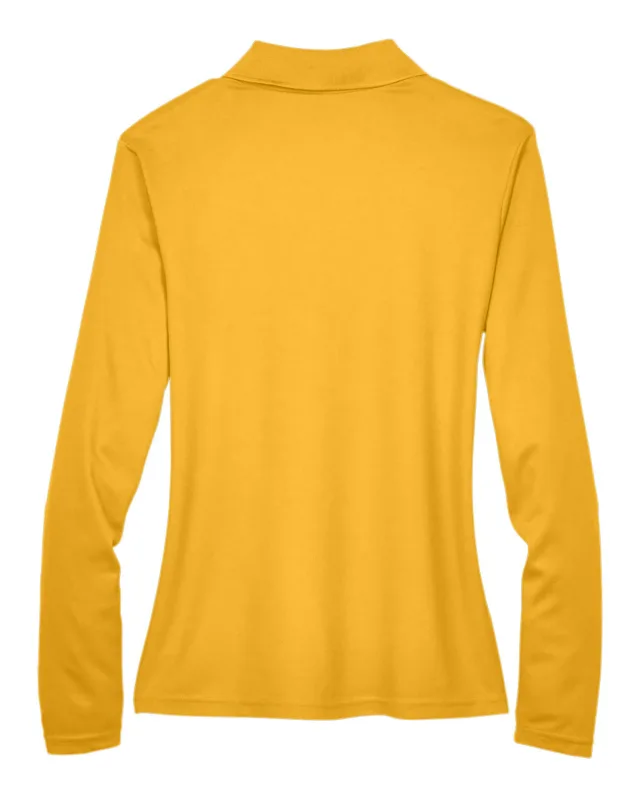 CORE365 Ladies' Pinnacle Performance Long-Sleeve Piqué Polo — view 16