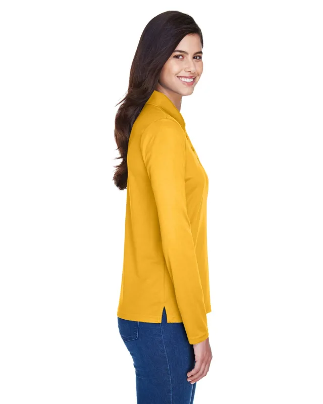 CORE365 Ladies' Pinnacle Performance Long-Sleeve Piqué Polo — view 20
