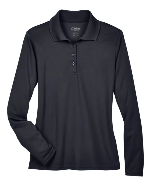 CORE365 Ladies' Pinnacle Performance Long-Sleeve Piqué Polo — view 23