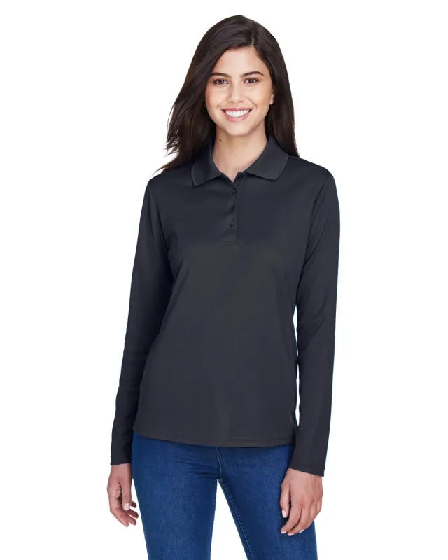 CORE365 Ladies' Pinnacle Performance Long-Sleeve Piqué Polo — view 24