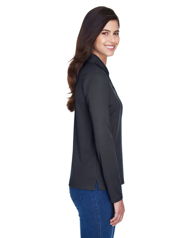 CORE365 Ladies' Pinnacle Performance Long-Sleeve Piqué Polo — view 27