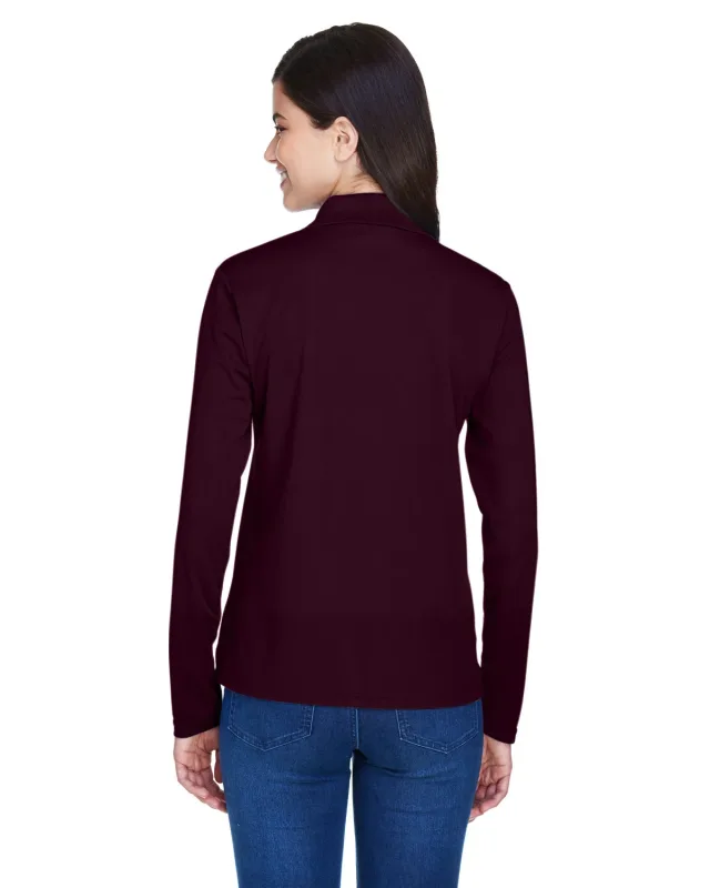CORE365 Ladies' Pinnacle Performance Long-Sleeve Piqué Polo — view 28