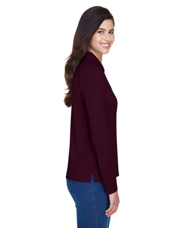CORE365 Ladies' Pinnacle Performance Long-Sleeve Piqué Polo — view 34