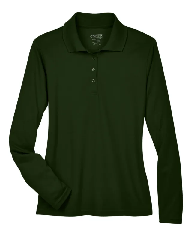 CORE365 Ladies' Pinnacle Performance Long-Sleeve Piqué Polo — view 37