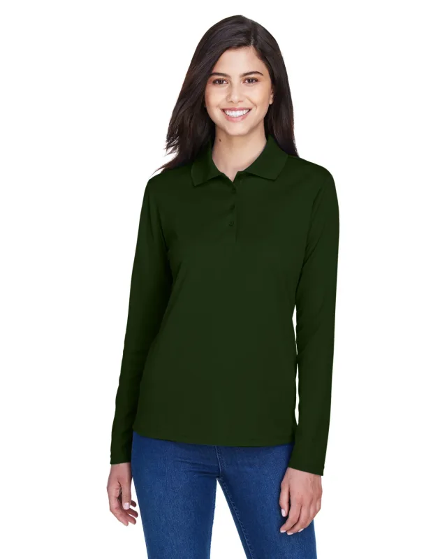CORE365 Ladies' Pinnacle Performance Long-Sleeve Piqué Polo — view 38