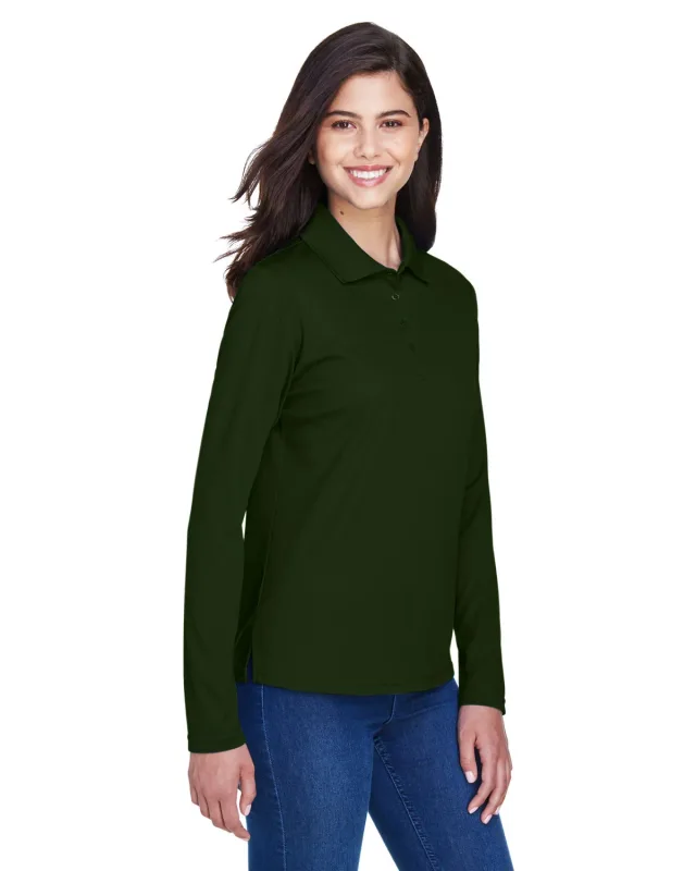 CORE365 Ladies' Pinnacle Performance Long-Sleeve Piqué Polo — view 40