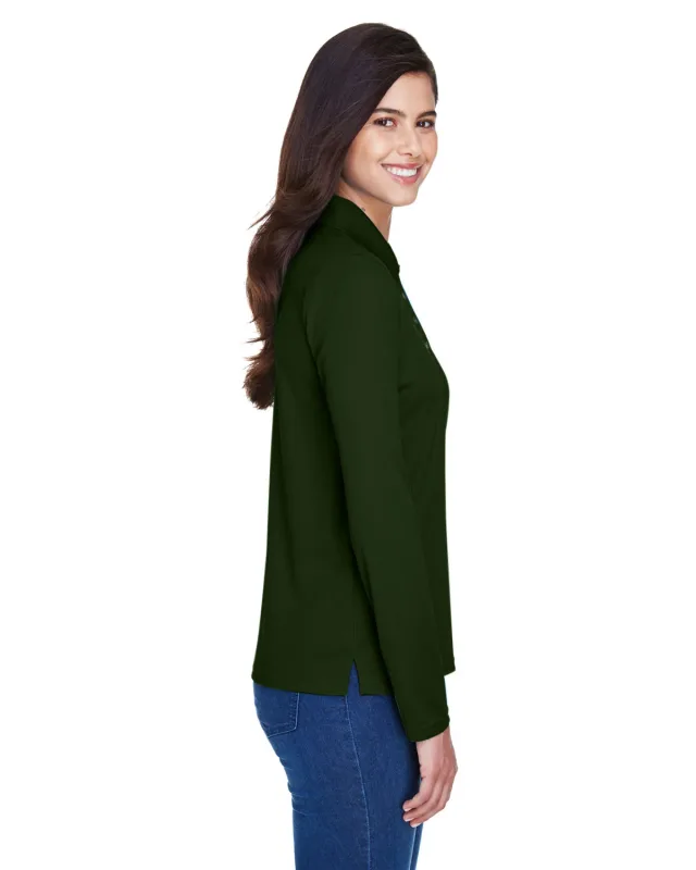 CORE365 Ladies' Pinnacle Performance Long-Sleeve Piqué Polo — view 41
