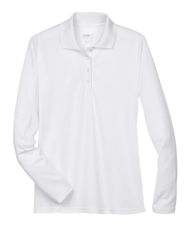 CORE365 Ladies' Pinnacle Performance Long-Sleeve Piqué Polo — view 44