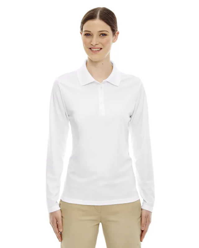 CORE365 Ladies' Pinnacle Performance Long-Sleeve Piqué Polo — view 45