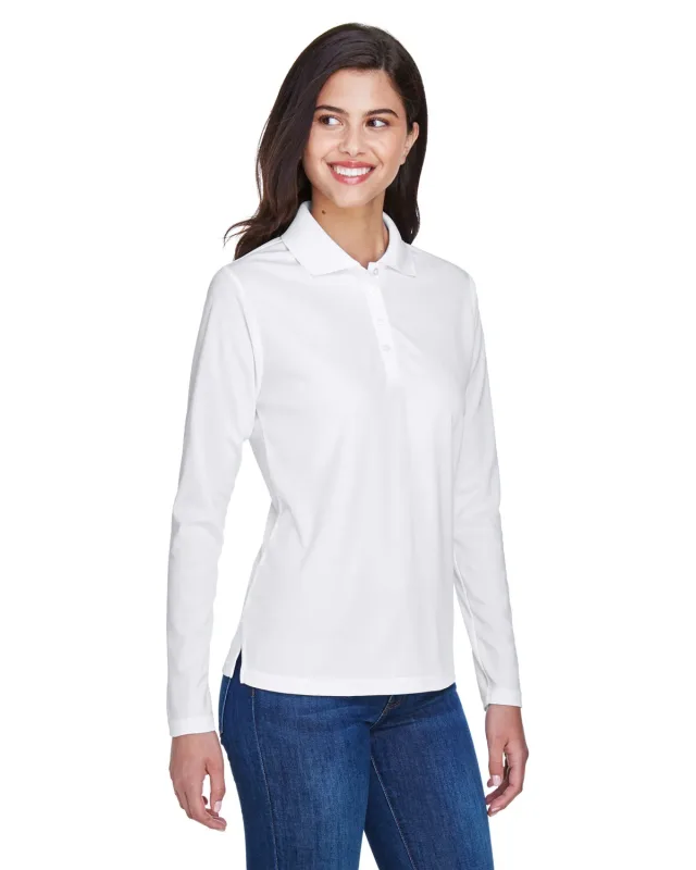 CORE365 Ladies' Pinnacle Performance Long-Sleeve Piqué Polo — view 47