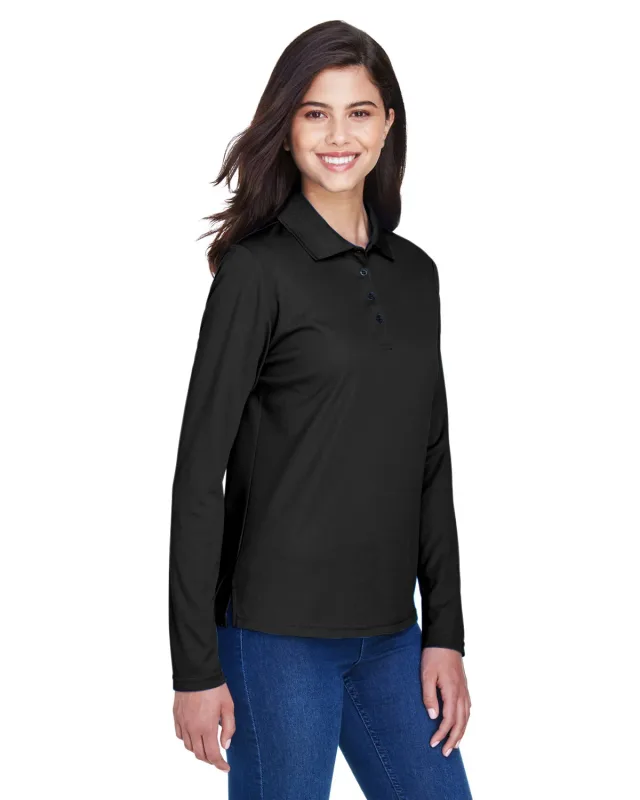 CORE365 Ladies' Pinnacle Performance Long-Sleeve Piqué Polo — view 53