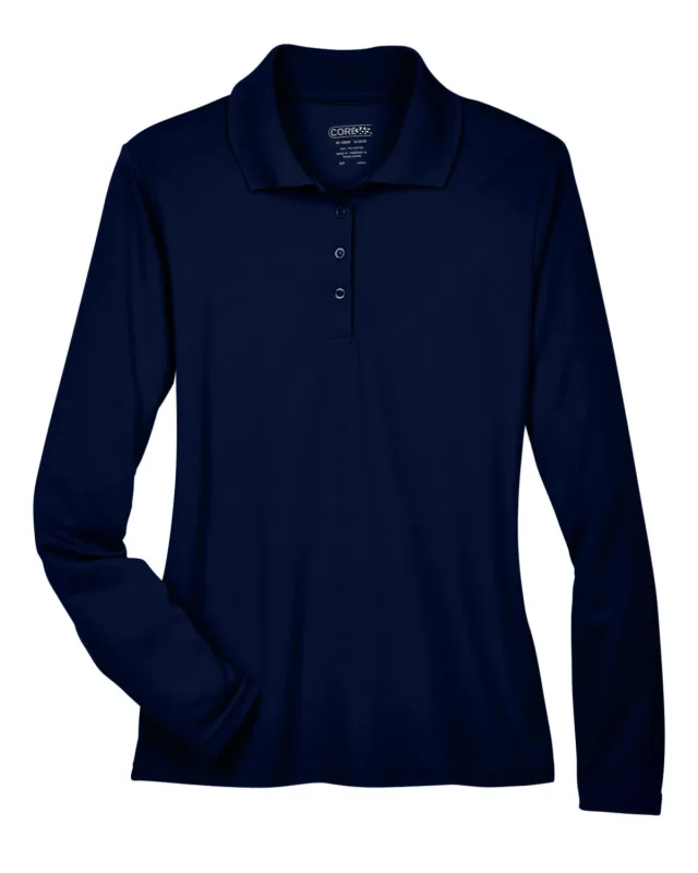 CORE365 Ladies' Pinnacle Performance Long-Sleeve Piqué Polo — view 57