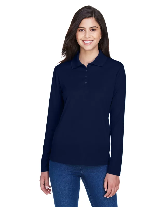 CORE365 Ladies' Pinnacle Performance Long-Sleeve Piqué Polo — view 58