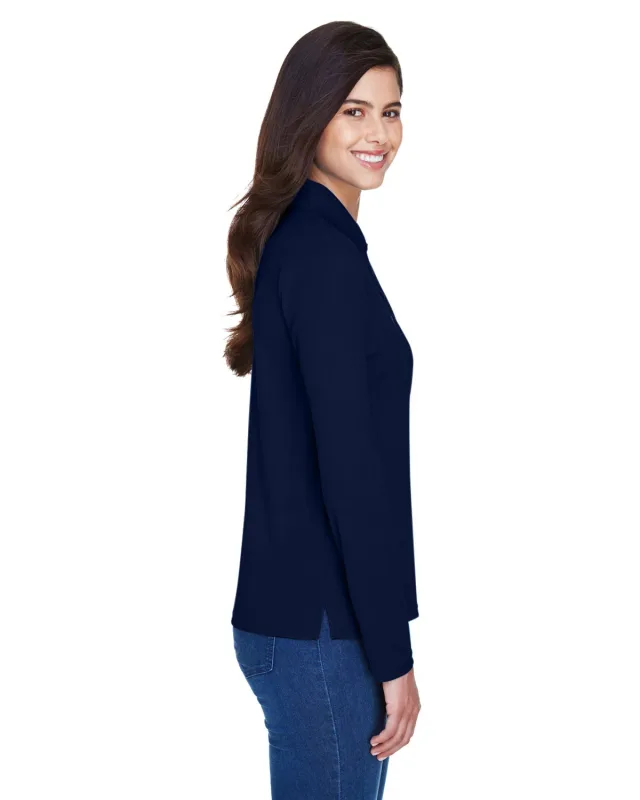 CORE365 Ladies' Pinnacle Performance Long-Sleeve Piqué Polo — view 61