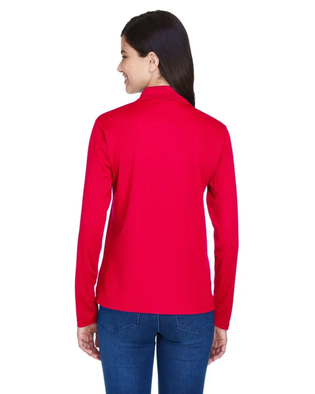 CORE365 Ladies' Pinnacle Performance Long-Sleeve Piqué Polo — view 62