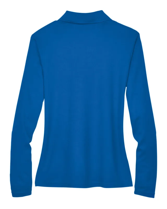 CORE365 Ladies' Pinnacle Performance Long-Sleeve Piqué Polo — view 9