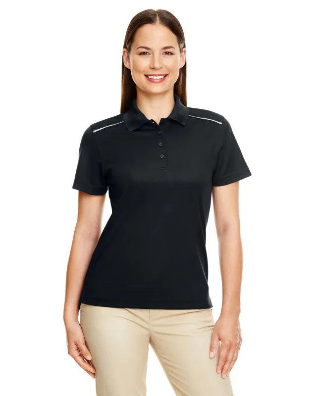 CORE365 Ladies' Radiant Performance Piqué Polo with Reflective Piping — view 10