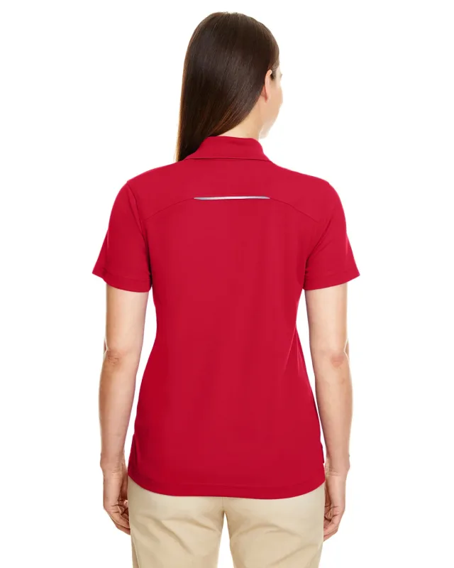 CORE365 Ladies' Radiant Performance Piqué Polo with Reflective Piping — view 17