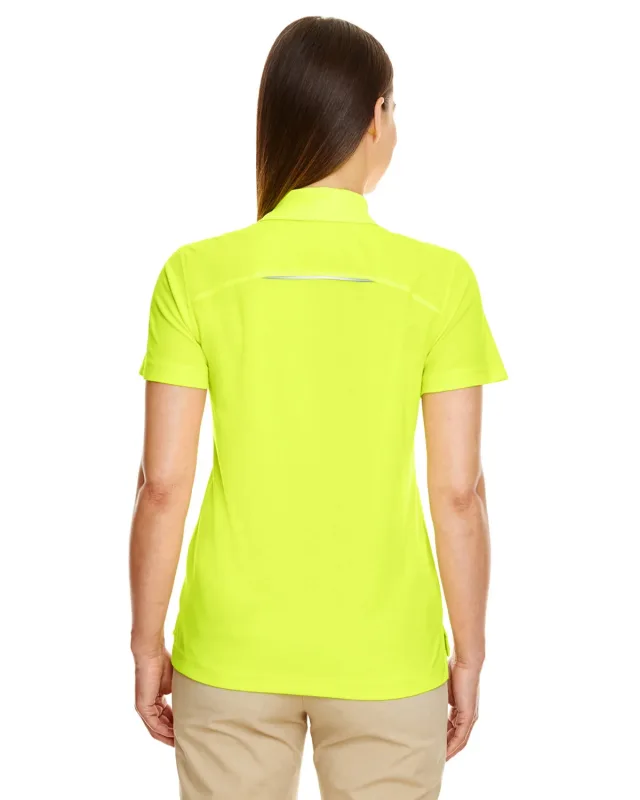 CORE365 Ladies' Radiant Performance Piqué Polo with Reflective Piping — view 5