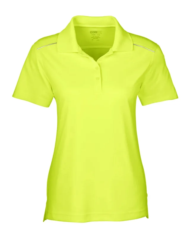 CORE365 Ladies' Radiant Performance Piqué Polo with Reflective Piping — view 7
