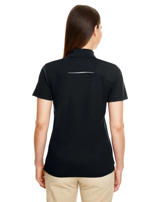 CORE365 Ladies' Radiant Performance Piqué Polo with Reflective Piping — view 9