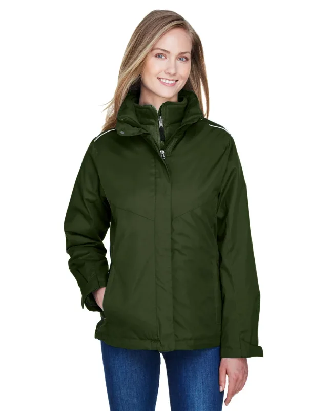 CORE365 Ladies' Region 3-in-1 Jacket with Fleece Liner — view 11