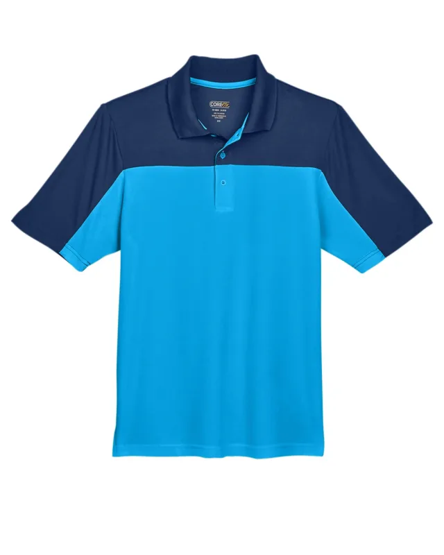 CORE365 Men's Balance Colorblock Performance Piqué Polo — view 11