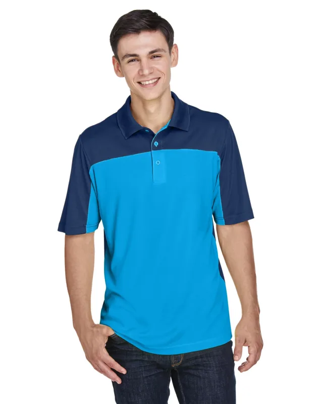 CORE365 Men's Balance Colorblock Performance Piqué Polo — view 12