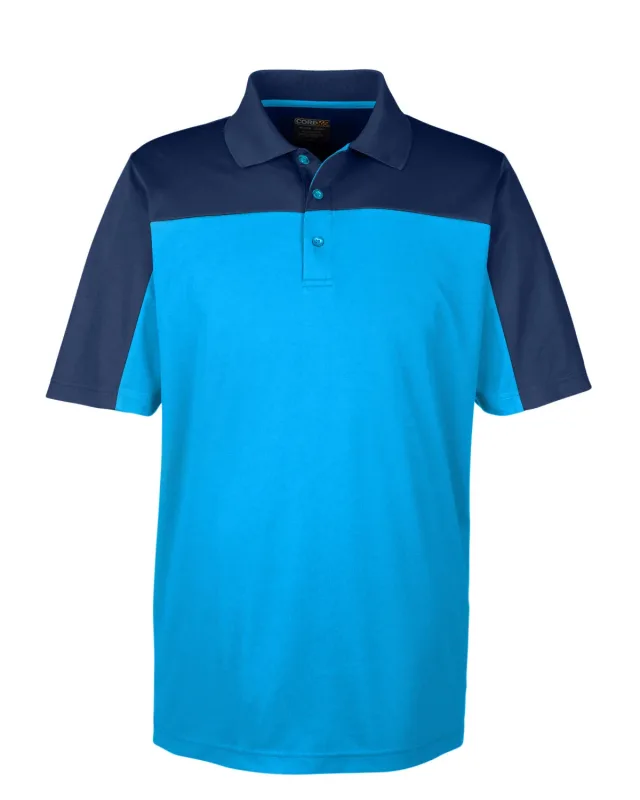 CORE365 Men's Balance Colorblock Performance Piqué Polo — view 13