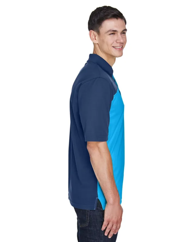 CORE365 Men's Balance Colorblock Performance Piqué Polo — view 15