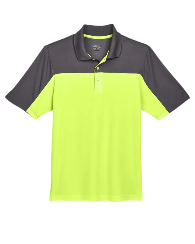 CORE365 Men's Balance Colorblock Performance Piqué Polo — view 18