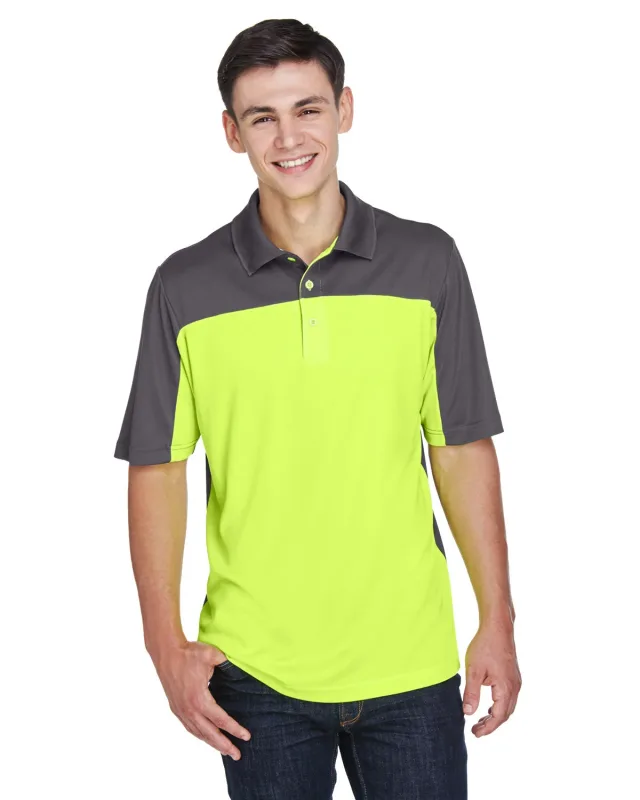 CORE365 Men's Balance Colorblock Performance Piqué Polo — view 19