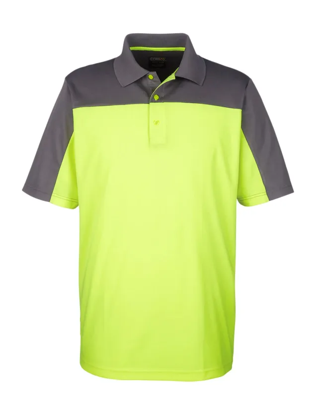 CORE365 Men's Balance Colorblock Performance Piqué Polo — view 20