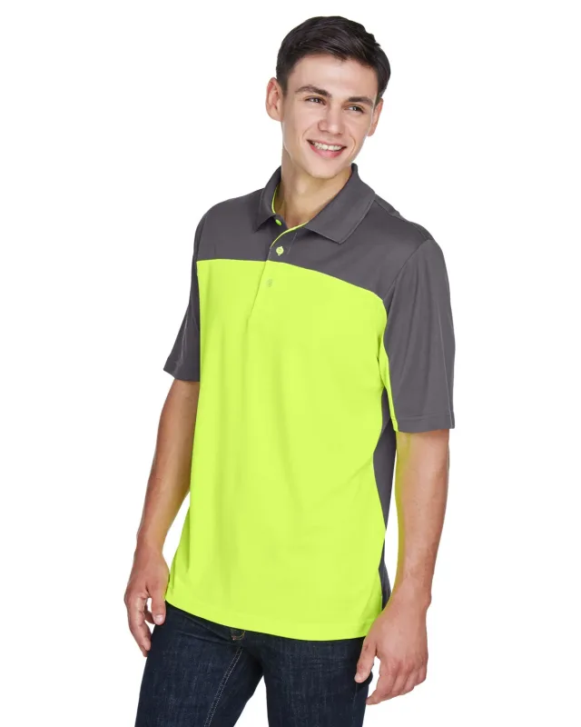 CORE365 Men's Balance Colorblock Performance Piqué Polo — view 21