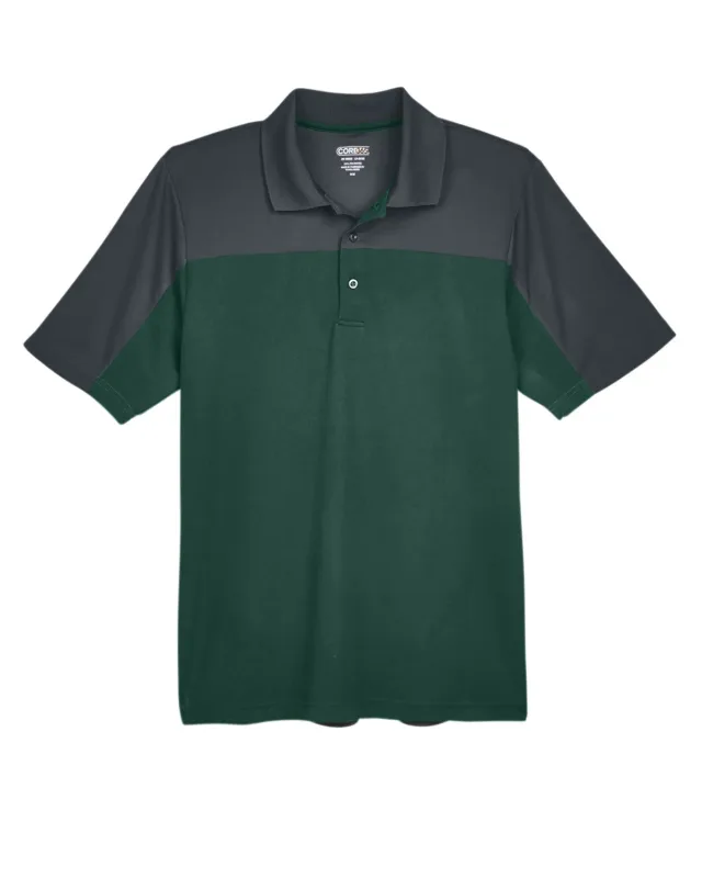 CORE365 Men's Balance Colorblock Performance Piqué Polo — view 31