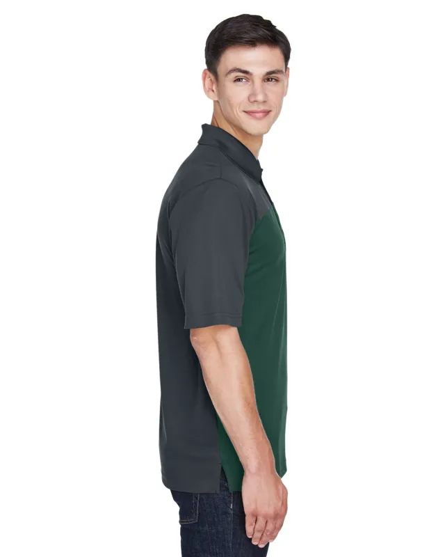 CORE365 Men's Balance Colorblock Performance Piqué Polo — view 35