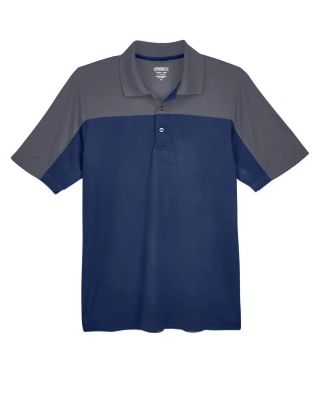 CORE365 Men's Balance Colorblock Performance Piqué Polo — view 38