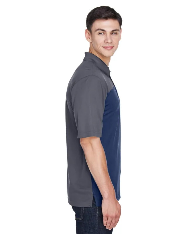 CORE365 Men's Balance Colorblock Performance Piqué Polo — view 42