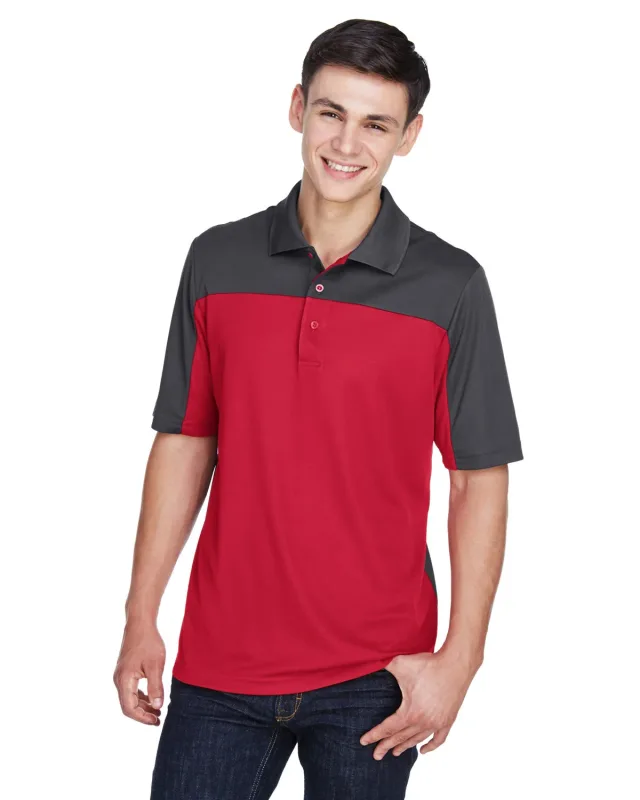 CORE365 Men's Balance Colorblock Performance Piqué Polo — view 46