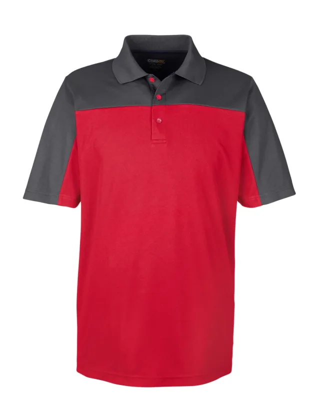 CORE365 Men's Balance Colorblock Performance Piqué Polo — view 48
