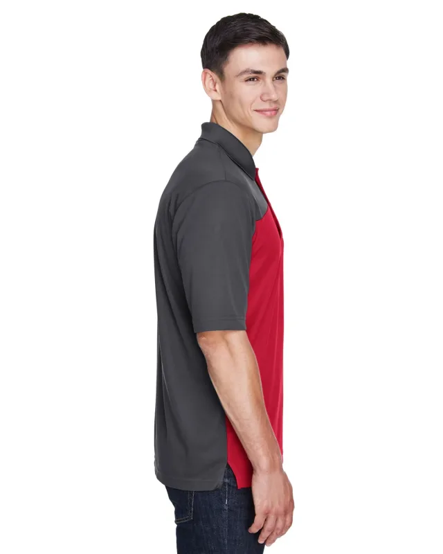 CORE365 Men's Balance Colorblock Performance Piqué Polo — view 50