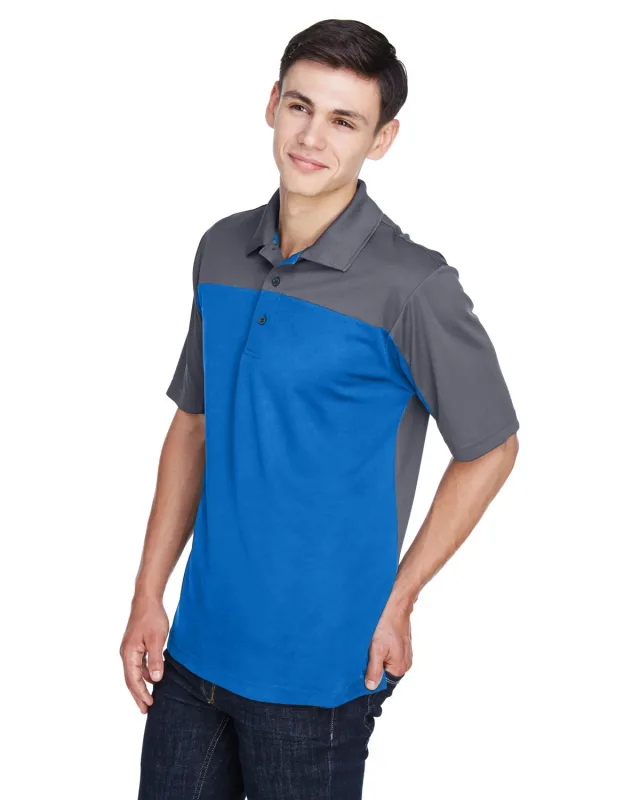 CORE365 Men's Balance Colorblock Performance Piqué Polo — view 7