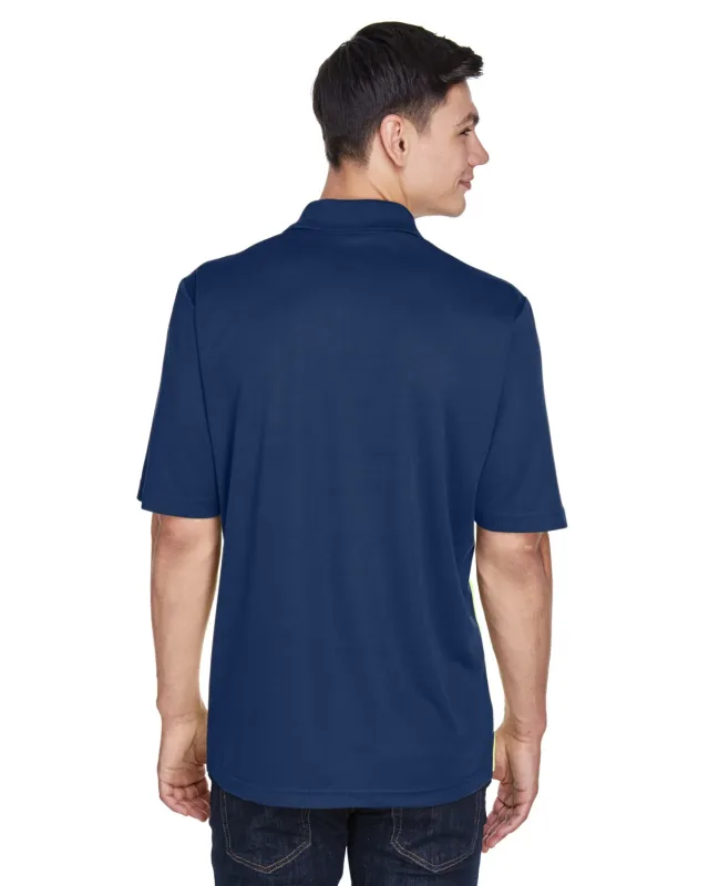 CORE365 Men's Balance Colorblock Performance Piqué Polo — view 9