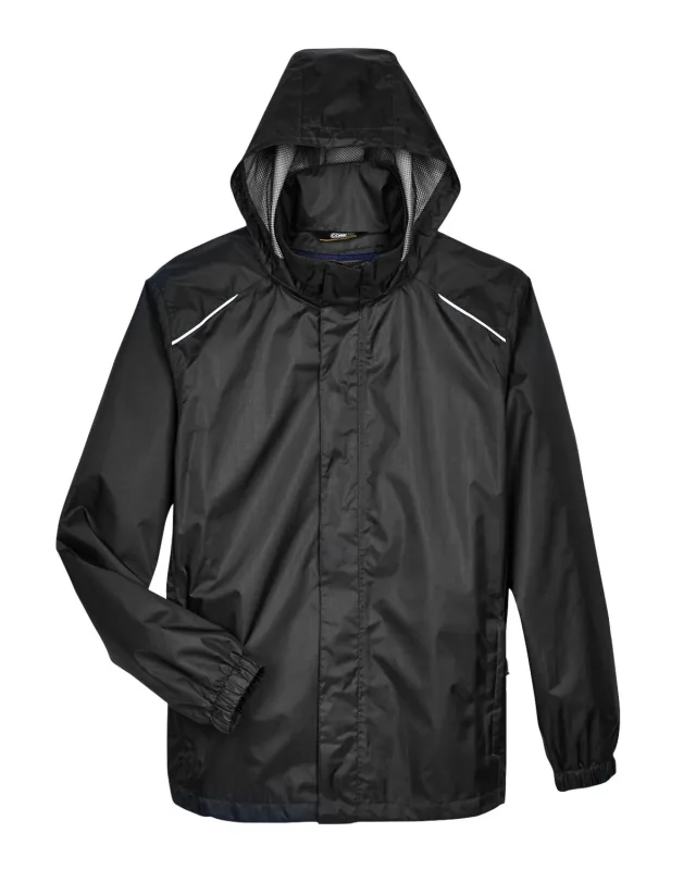 CORE365 Men's Climate Seam-Sealed Lightweight Variegated Ripstop Jacket — view 10