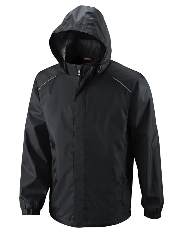 CORE365 Men's Climate Seam-Sealed Lightweight Variegated Ripstop Jacket — view 12