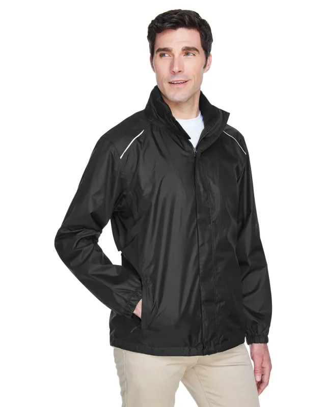 CORE365 Men's Climate Seam-Sealed Lightweight Variegated Ripstop Jacket — view 13